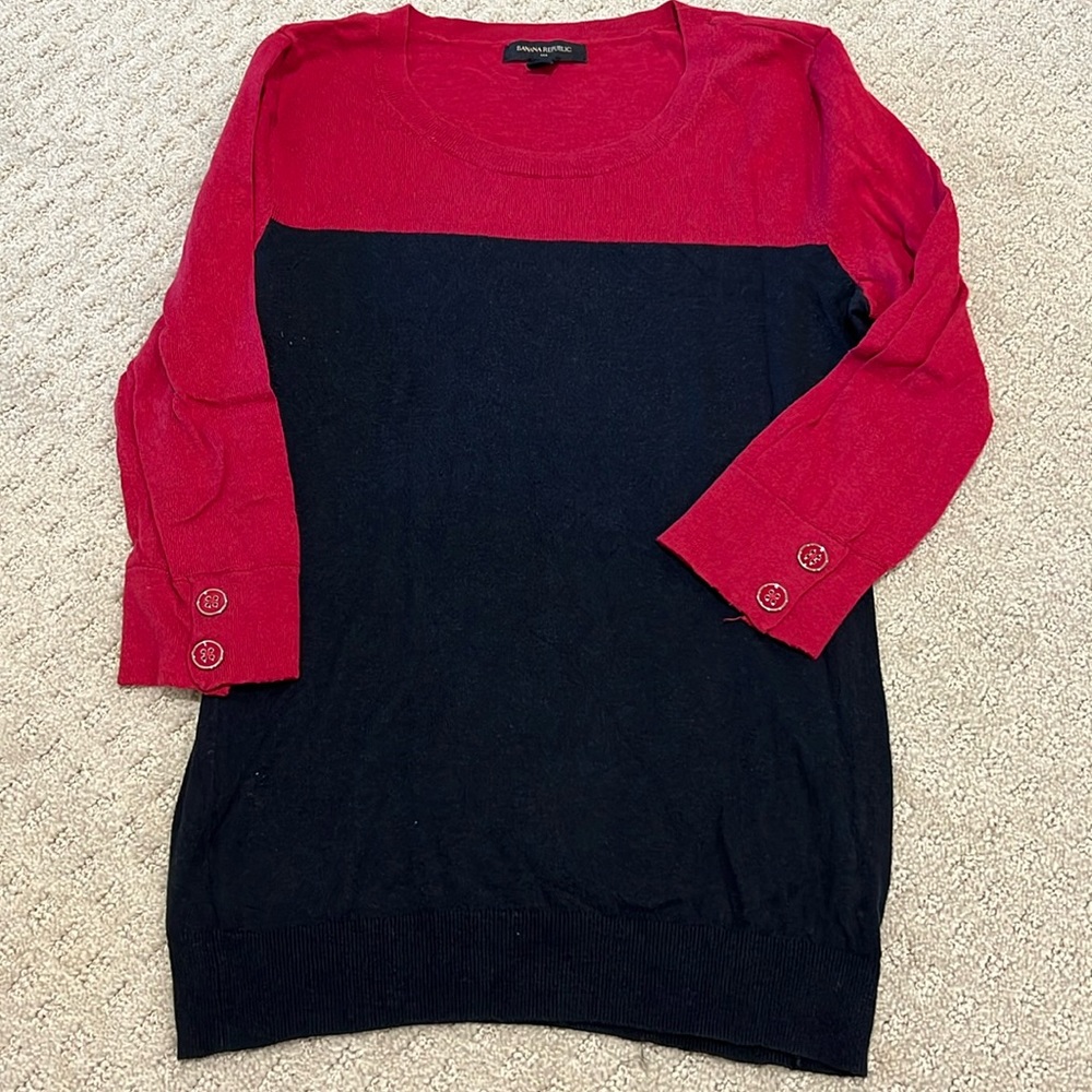 Banana Republic 3/4 sleeve sweater.